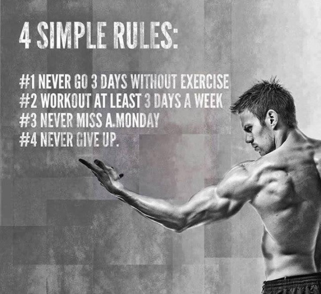 4 Regras para não Desistir