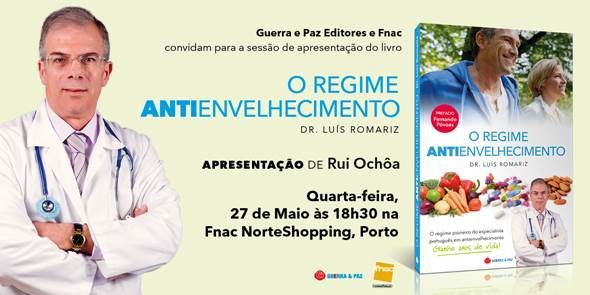 Apresentação do Livro do Dr. Luis Romariz - O Regime Anti Envelhecimento
