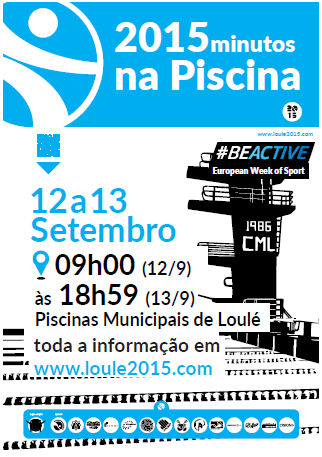 2015 minutos na Piscina