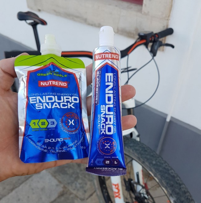 Teste ao Gel Enduro Snack da Nutrend