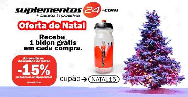 Feliz Natal - Grátis bidon de ciclismo em todas as encomendas